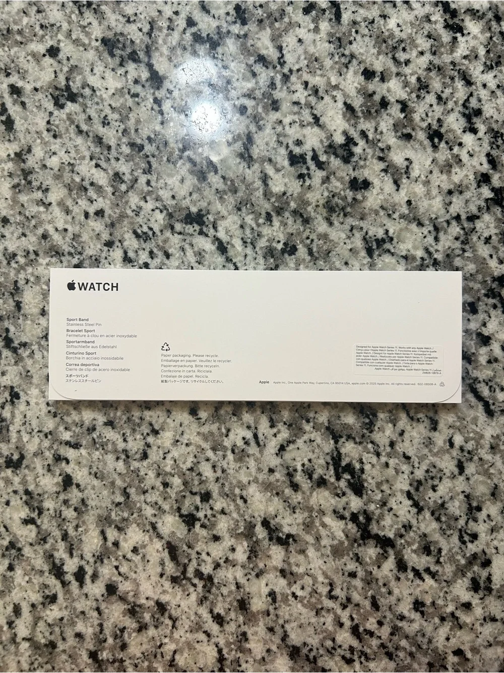 NWT Apple Purple Fog Sport Band 42mm S/M